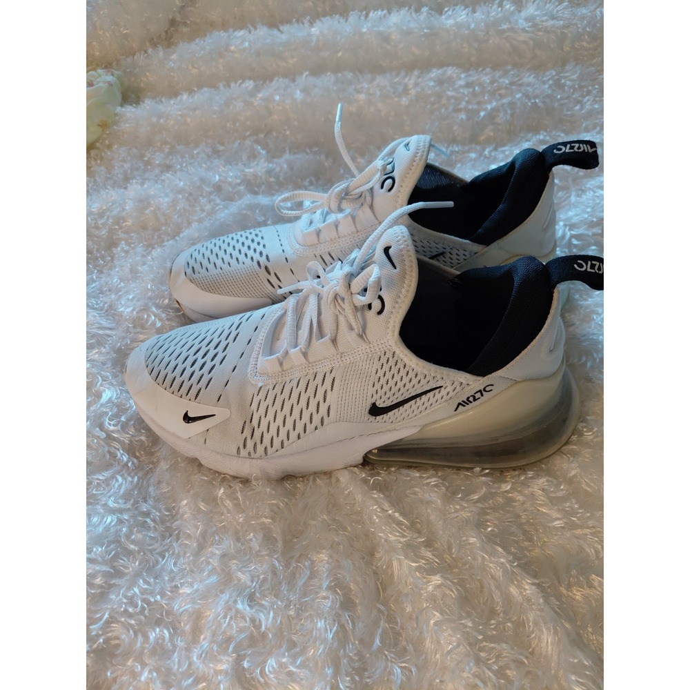 Nike Air 270 White Women's 8.5 Running Shoe, Used Twice - Picture 3 of 6